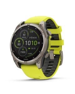 Garmin Fenix 8 Sapp Solar 47mm gelb