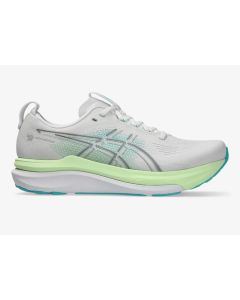 Asics Kayano 33 Herren white aqua