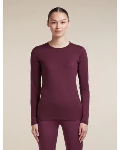 Icebreaker 200 Oasis LS Crewe Damen dark berry