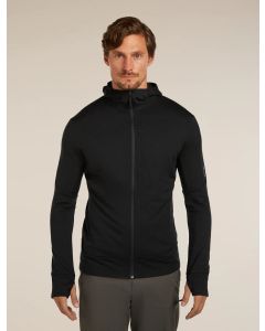 Icebreaker 260 Quantum IV LS Zip Hoodie Herren black