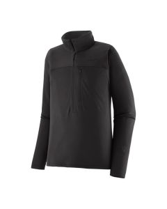 Patagonia R1 Ultralight 1/2 Zip Herren black