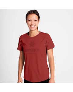 Saysky Logo Combat Pro T-Shirt Damen rot