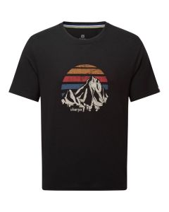 Sherpa Bali Retro Sunset Tee Herren black
