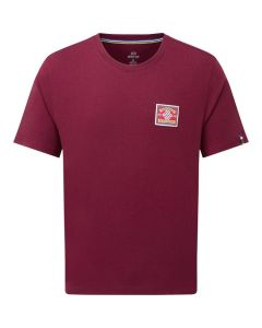Sherpa Jutnu Patch Tee Herren wine