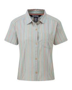 Sherpa Jaya Camp Shirt Damen celery stripes