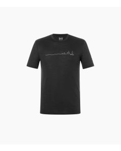 super.natura Tri Tee Herren jet black