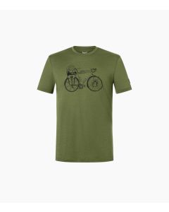 super.natural Wander Wheel Tee Herren chive