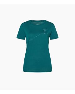 super.natural Berggl&uuml;ck Tee Damen pacific