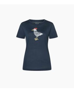 super.natural Johnny Tee Damen blueberry