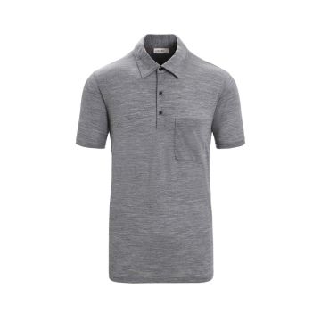 Icebreaker Drayden SS Polo Herren gritstone