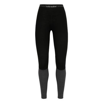 Icebreaker ZoneKnit 200 Leggings Damen black grey
