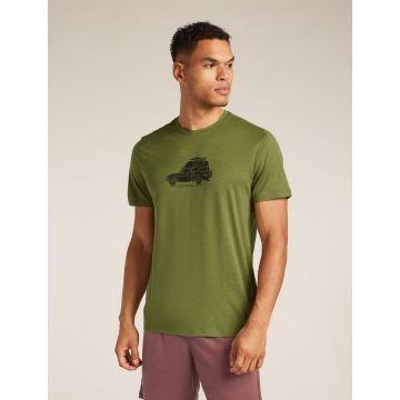 Icebreaker 150 Tech Lite SS Tee Cosy Camper Herren sphagnum