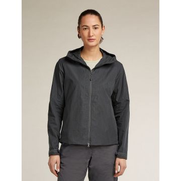 Icebreaker Shell+ Cotton Elevation Windbreaker Jacket Damen obsidian