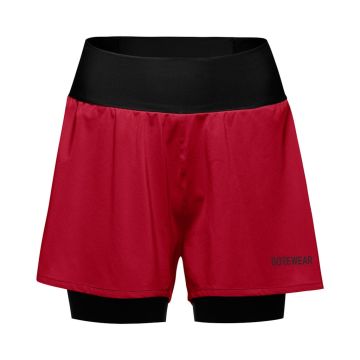 Gore Concurve 3 2in1 Shorts Damen red