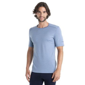 Icebreaker 200 Oasis SS Crewe Men hellblau
