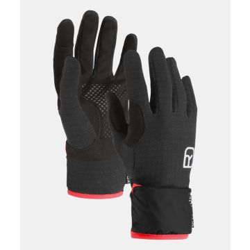 Ortovox Fleece Grid Cover Glove Damen black raven