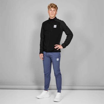 Saysky Flow Zip Fleece Herren schwarz