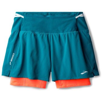 Brooks High Point 3zoll 2in1 Short Damen celestial