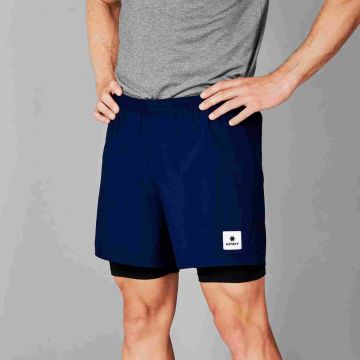 Saysky Pace 2in1 Shorts 5zoll Herren blue