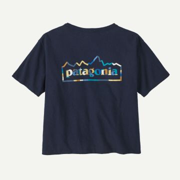 Patagonia Unity Fitz Easy Cut Responsibili Tee Damen navy