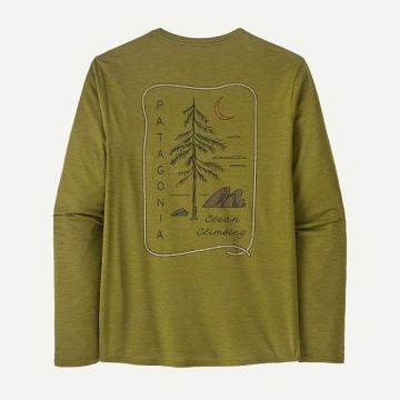 Patagonia L/S Capilene Cool Daily Graphic Shirt Herren green