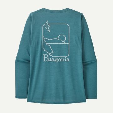Patagonia L/S Capilene Cool Daily Graphic Shirt Damen wetland