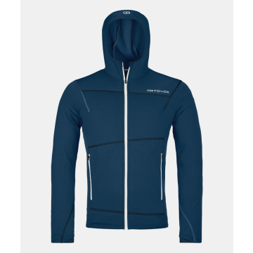 Ortovox Fleece Light Hoody Herren deep ocean