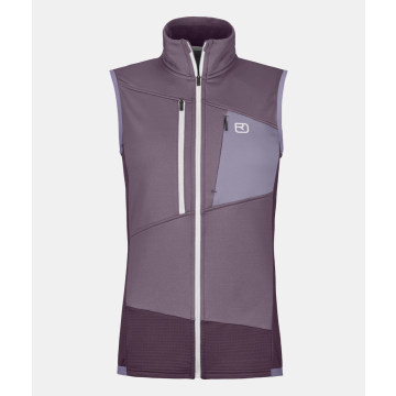 Ortovox Fleece Grid Vest Damen black berry