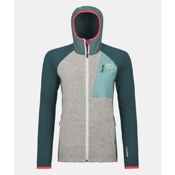 Ortovox Fleece GP Classic Knit Hoody Damen arctic grey