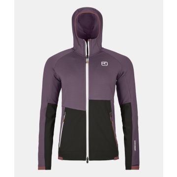 Ortovox Fleece Rib Hoody Damen berry