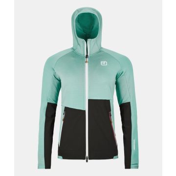 Ortovox Fleece Rib Hoody Damen ice