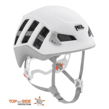 Petzl Meteora Helm Damen  weiß grau