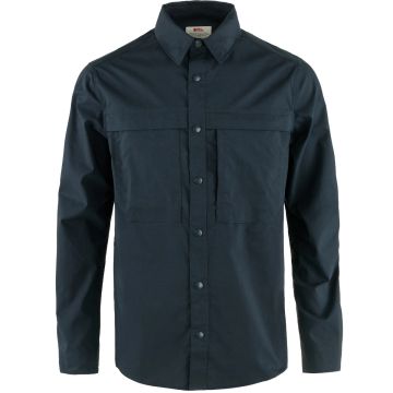Fjällräven Abisko Trail Shirt LS Herren navy