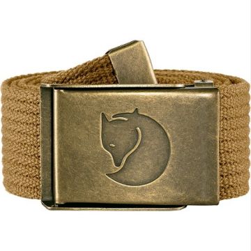 Fjällräven Canvas Brass Belt 4 cm brown