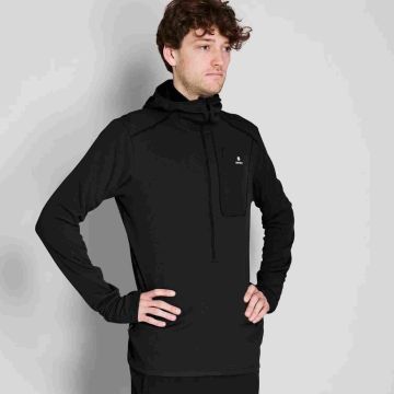 Saysky Combat Half Zip Fleece Hoodie Herren black