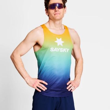 Saysky Drip Dye Flow Singlet Herren blue apo