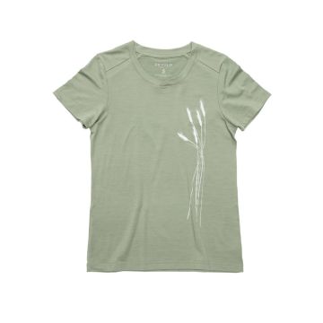 Devold Premium Oats Tee Damen fog
