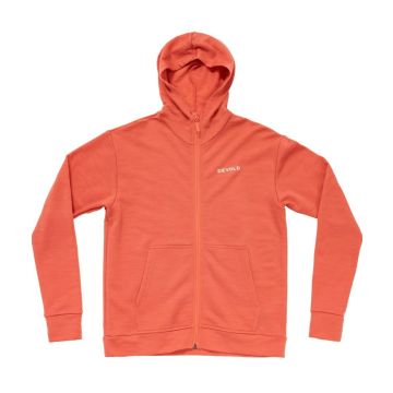 Devold Everyday Zip Hoodie Damen coral