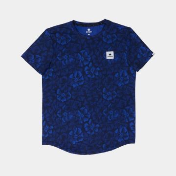 Saysky Flower Combat T-Shirt Herren blau