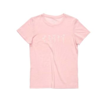 Devold Classic Flowers Tee Damen chalk pink