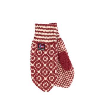 Devold Svalbard Wool Mitten hindberry