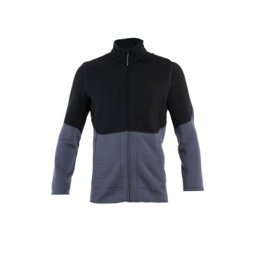 Icebreaker Merino 400 RealFleece™ Descender Zip-Jacke Herren black graphite