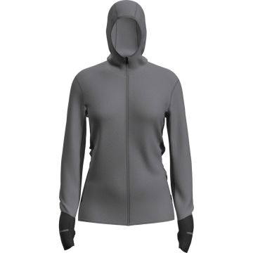 Icebreaker Descender Zip-Hoody Damen grey