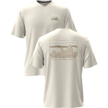 Patagonia 73 Skyline Organic T-Shirt Herren white