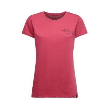 La Sportiva Climb Flower T-Shirt Damen rosebay