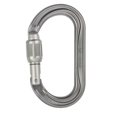 Petzl OK Screw-Lock Karabiner silber 