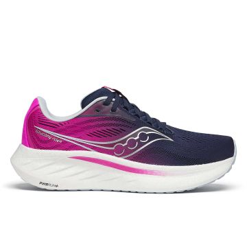 Saucony Ride 18 Damen navy fuchsia