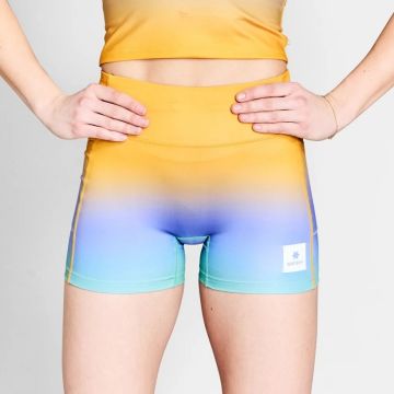 Saysky Drip Dye Combat+ Short Tights 4inch Damen purple apo