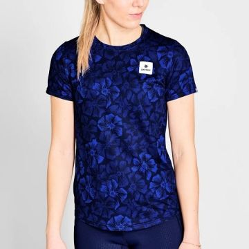 Saysky Flower Combat T-Shirt Damen blau