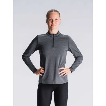Fusion C3 Zip Neck Damen dark grey
